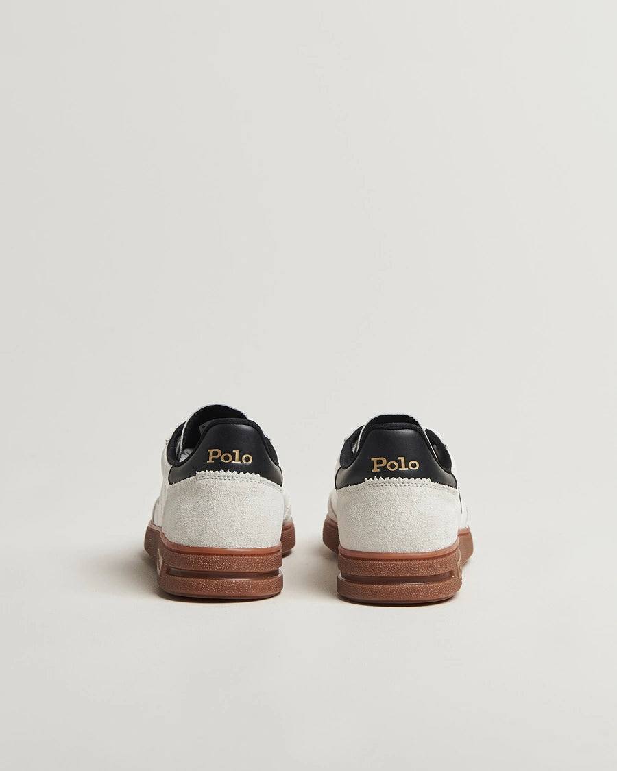 Polo Ralph Lauren ｜Bedford Sneakers 男款休閒鞋 - 經典白黑