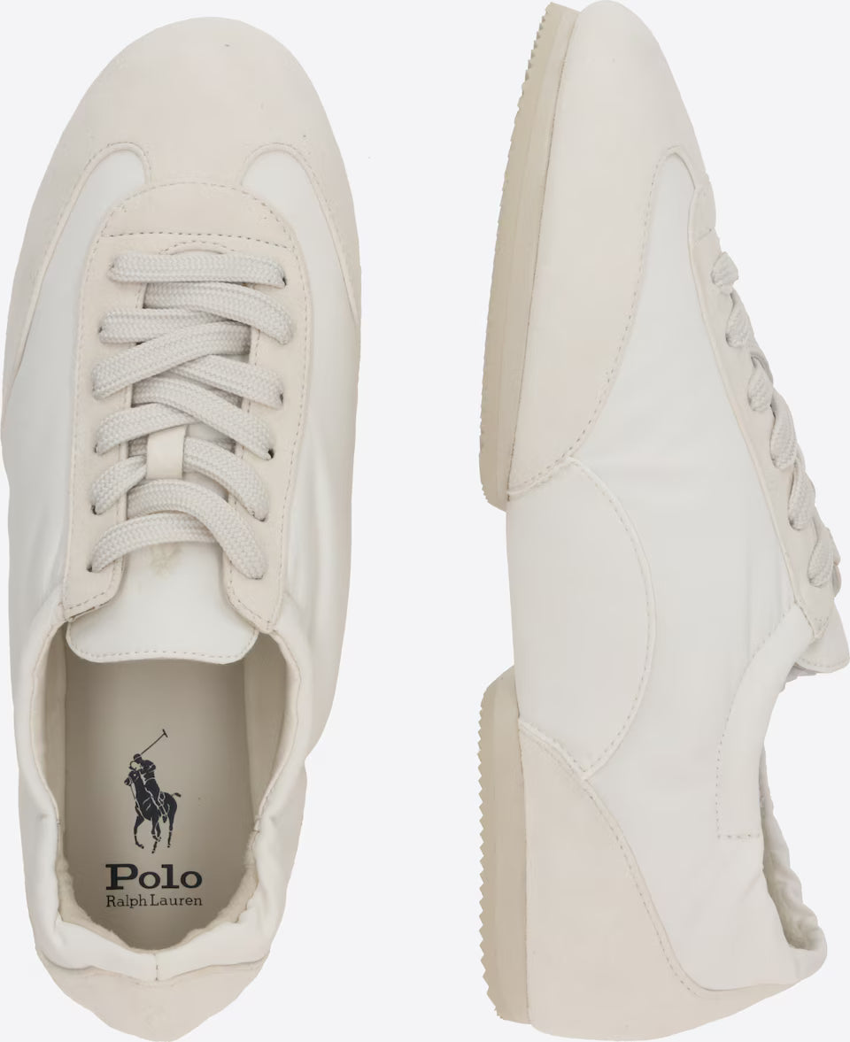 Polo Ralph Lauren｜Suede Pony Ballerina - 柔霧奶白 (歐洲限定款)