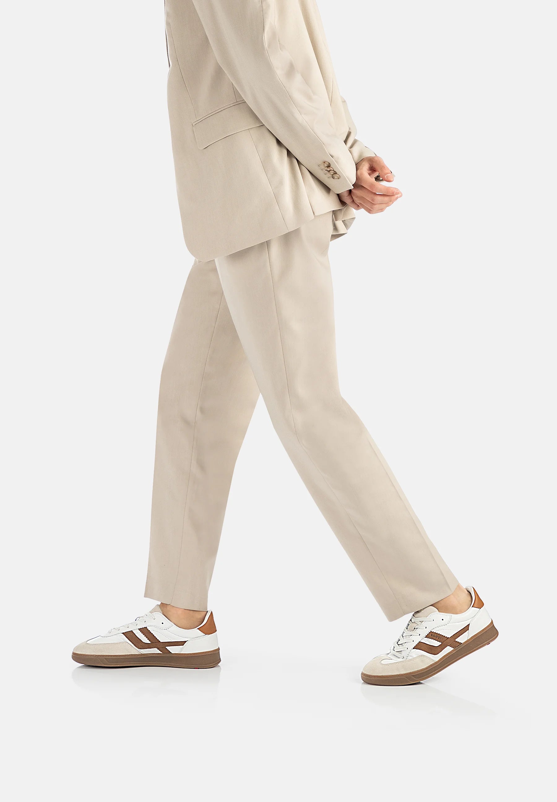 LLOYD ｜ELIAN 德國手工皮革休閒鞋 - 奶油白