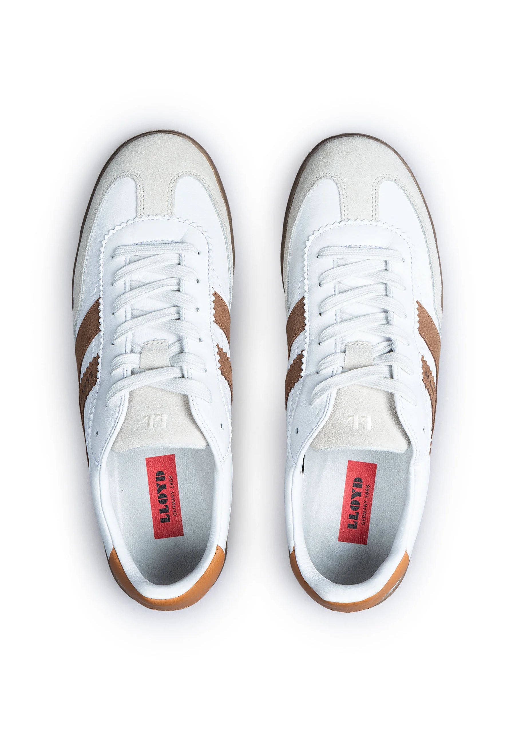 LLOYD ｜ELIAN 德國手工皮革休閒鞋 - 奶油白